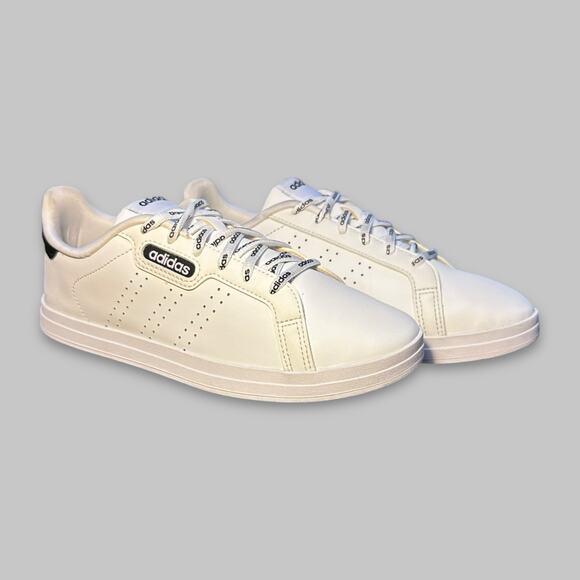 Adidas Cloudfoam Advantage White Sneakers - Men’s Size 7.5 - Picture 1 of 7